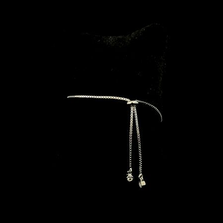 Evil Eye Round Floral 92.5 Sterling Silver Flexi Bracelet